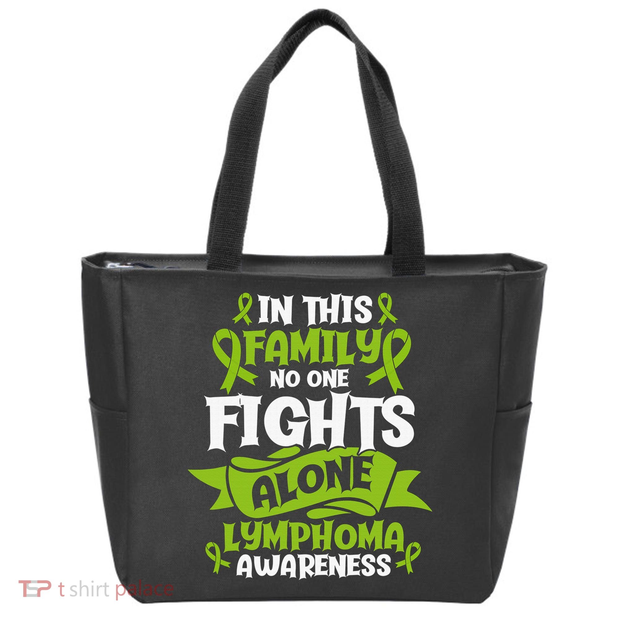 Non-Hodgkin Lymphoma Family Support Cancer Awareness Tote Bag