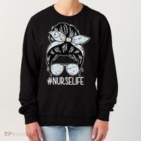 Nurse Life Female Bun Women's Sweatshirt thumb 0