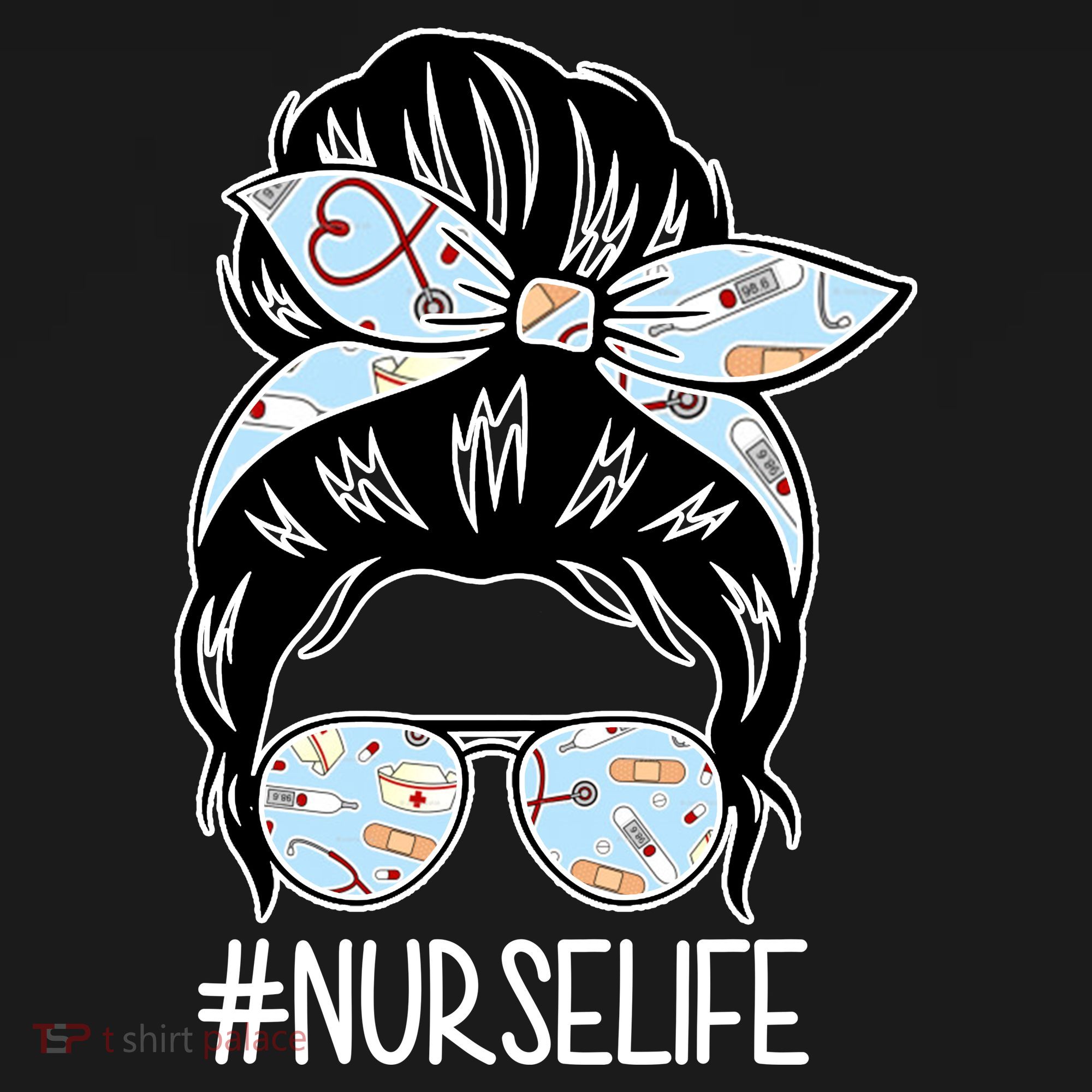 Nurse Life Female Bun Sweatshirt