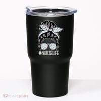 Nurse Life Female Bun Tumbler thumb 0