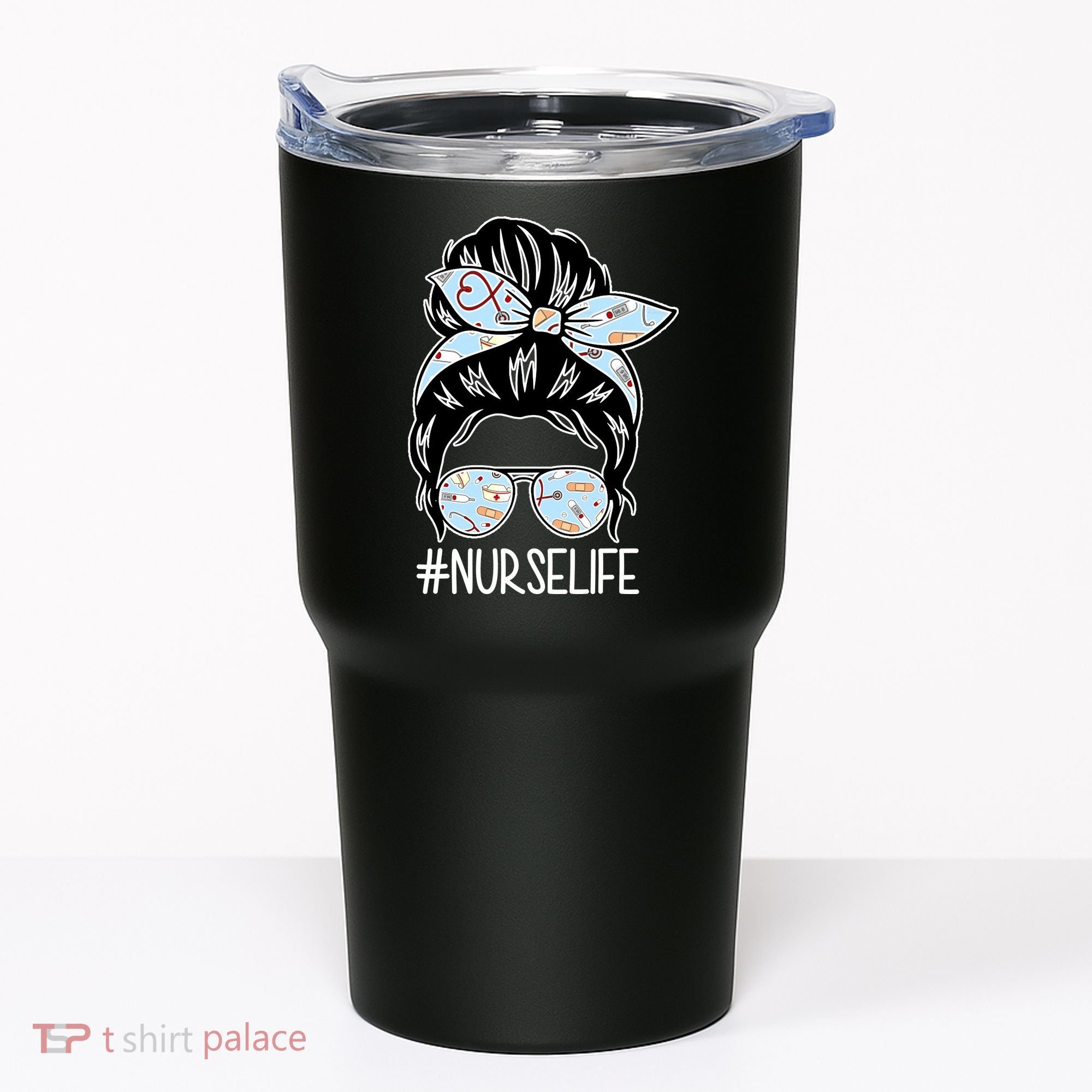 Nurse Life Female Bun Tumbler