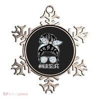 Nurse Life Female Bun Ornament thumb 0