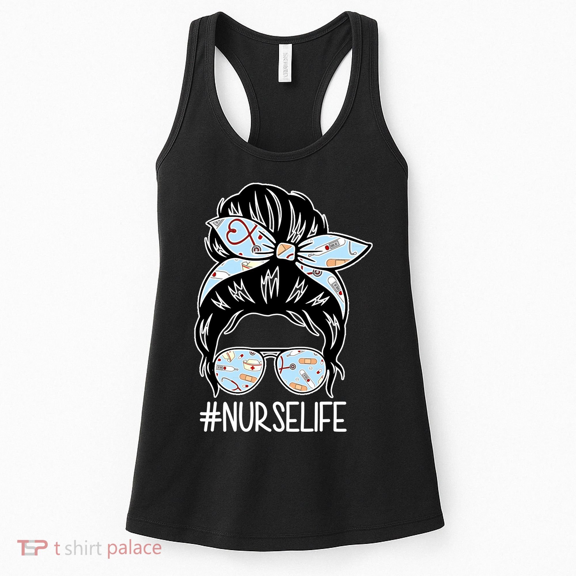 Nurse Life Female Bun Women's Tank Top