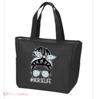 Nurse Life Female Bun Tote Bag thumb 3