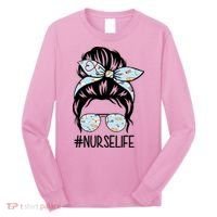Nurse Life Female Bun Long Sleeve Shirt thumb 0