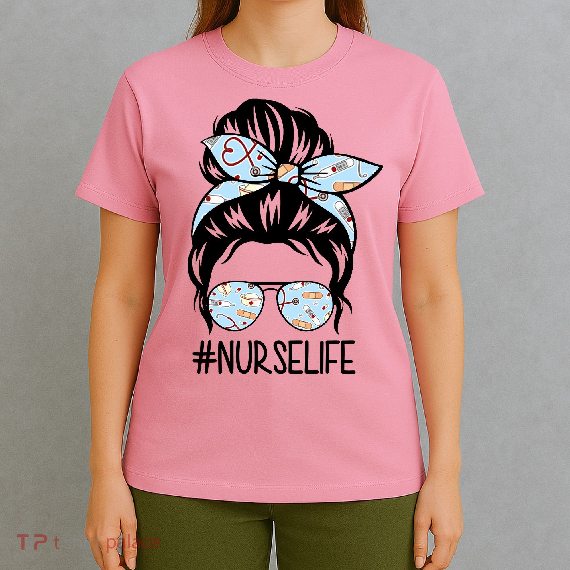 Nurse Life Female Bun T-Shirt