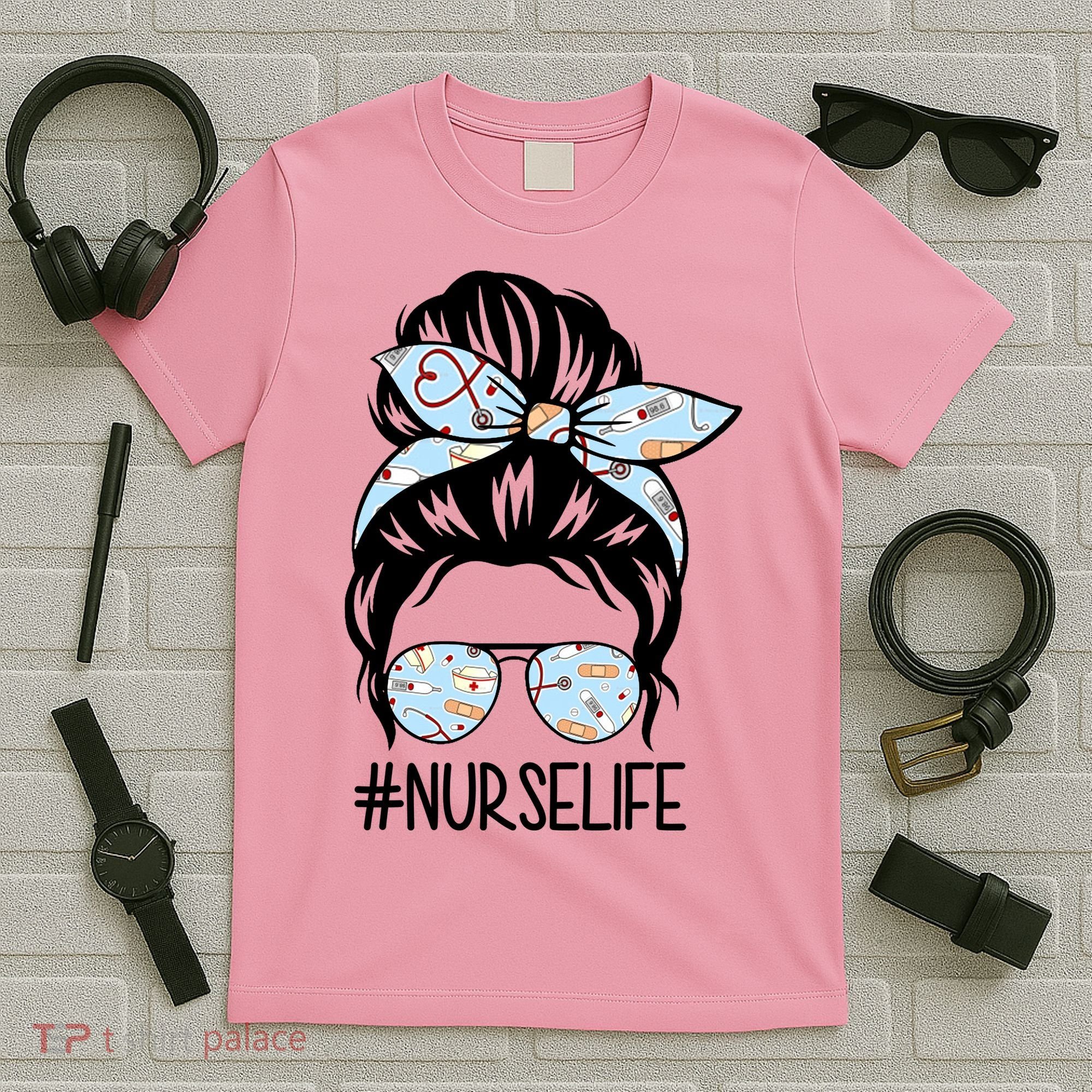 Nurse Life Female Bun T-Shirt