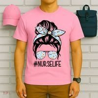 Nurse Life Female Bun T-Shirt thumb 6
