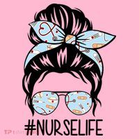 Nurse Life Female Bun Visor thumb 3