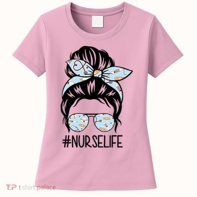 Nurse Life Female Bun Women's T-Shirt