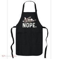 Nope Lazy French Bulldog Dog Lover Gift Apron thumb 0