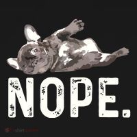 Nope Lazy French Bulldog Dog Lover Gift Sweatshirt thumb 3