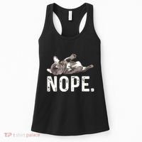 Nope Lazy French Bulldog Dog Lover Gift Women's Tank Top thumb 0