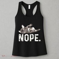 Nope Lazy French Bulldog Dog Lover Gift Women's Tank Top thumb 3