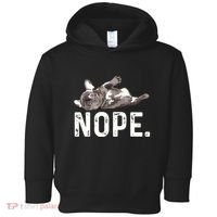 Nope Lazy French Bulldog Dog Lover Gift Toddler Hoodie thumb 0