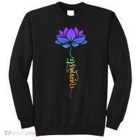 Namaste Lotus Flower Meditation Yoga Sweatshirt thumb 0