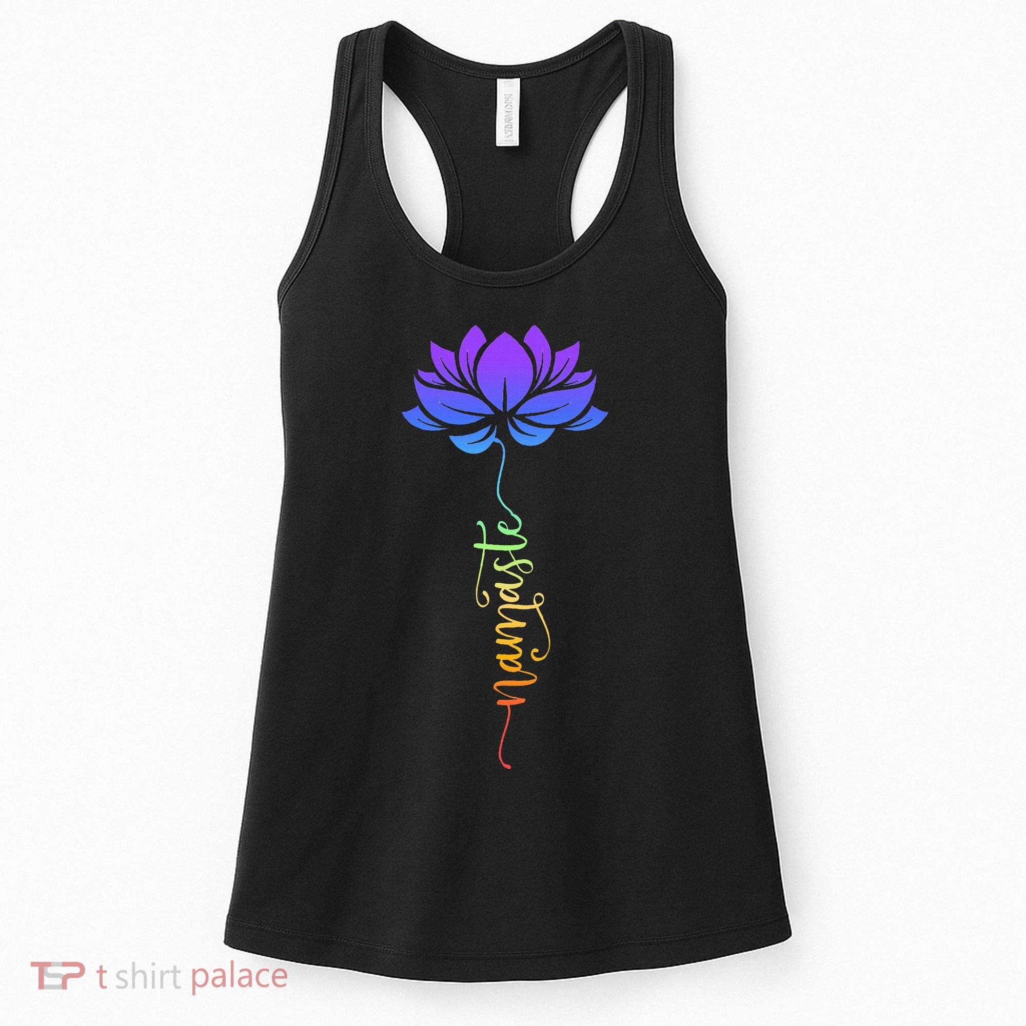 Namaste Lotus Flower Meditation Yoga Women's Tank Top