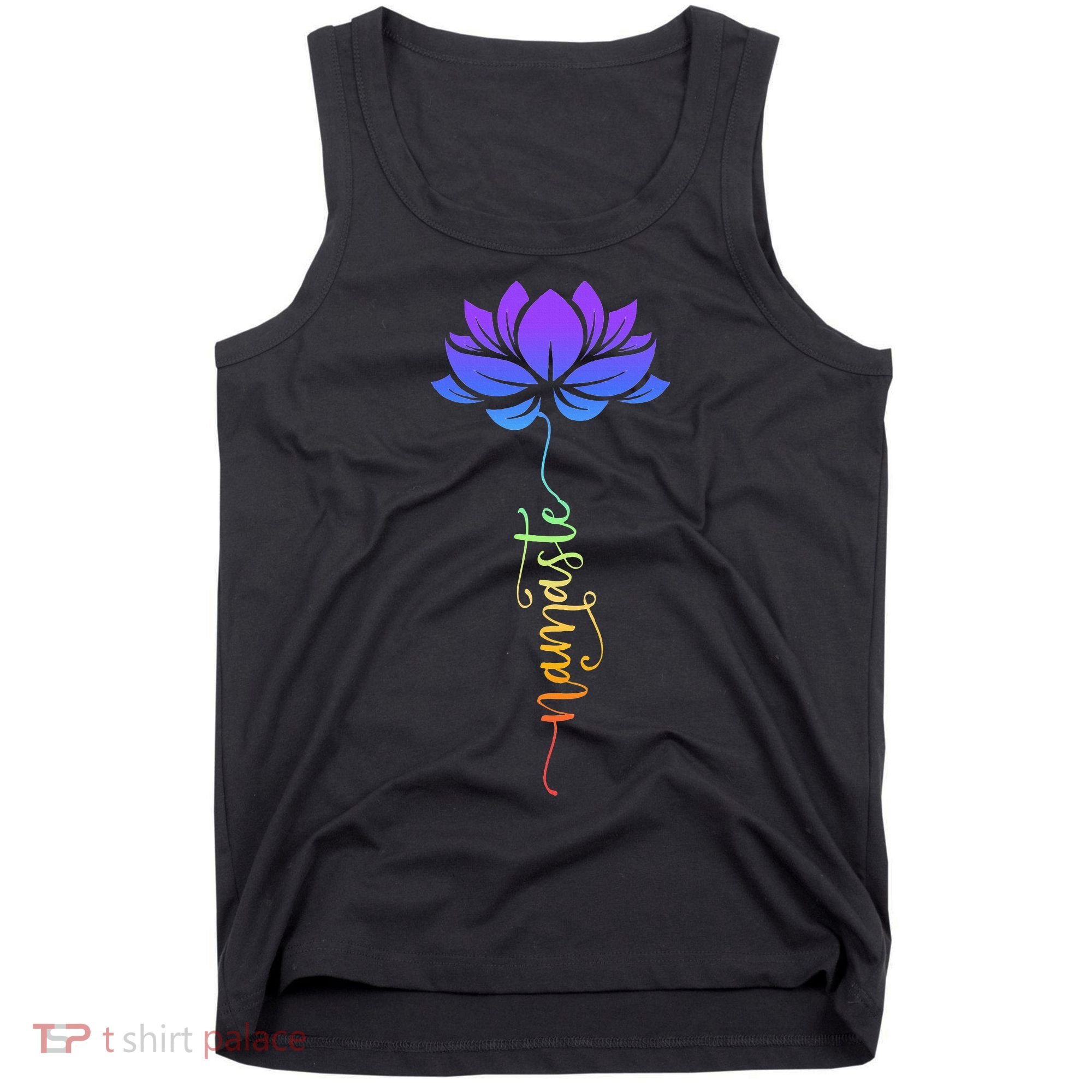 Namaste Lotus Flower Meditation Yoga Tank Top