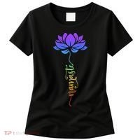 Namaste Lotus Flower Meditation Yoga Women's T-Shirt thumb 0