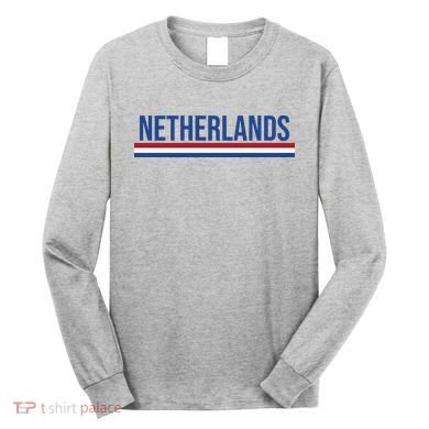 Netherlands Logo Gift Long Sleeve Shirt
