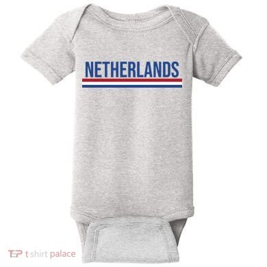 Netherlands Logo Gift Baby Bodysuit