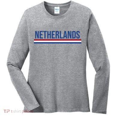 Netherlands Logo Gift Women's Long Sleeve Shirt