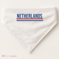 Netherlands Logo Gift USA-Made Doggie Bandana thumb 0