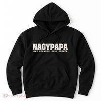 Nagypapa Like Grandpa Only Cooler Hungarian Grandfather Gift Hoodie thumb 0