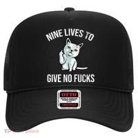 Nine Lives Give No Fucks Hat thumb 0