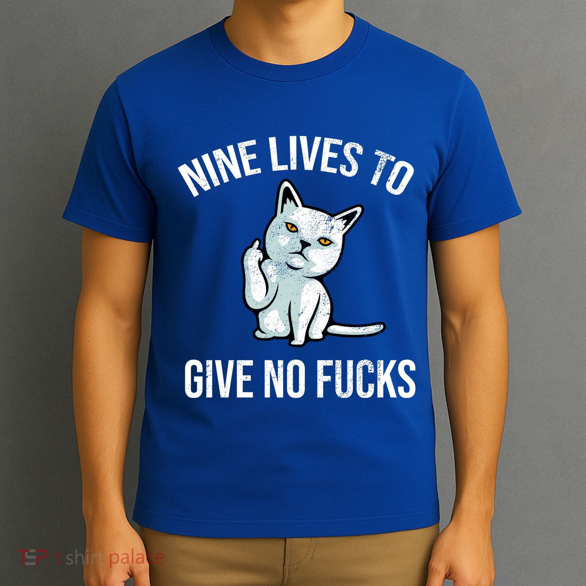 Nine Lives Give No Fucks T-Shirt