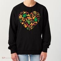 Nacho Love Heart Valentines Mexican Cinco De Mayo Cute Gift Women's Sweatshirt thumb 0