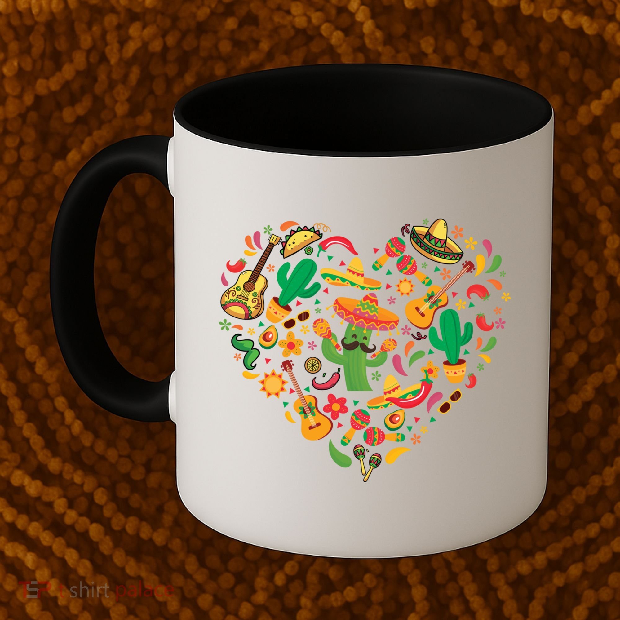 Nacho Love Heart Valentines Mexican Cinco De Mayo Cute Gift Coffee Mug