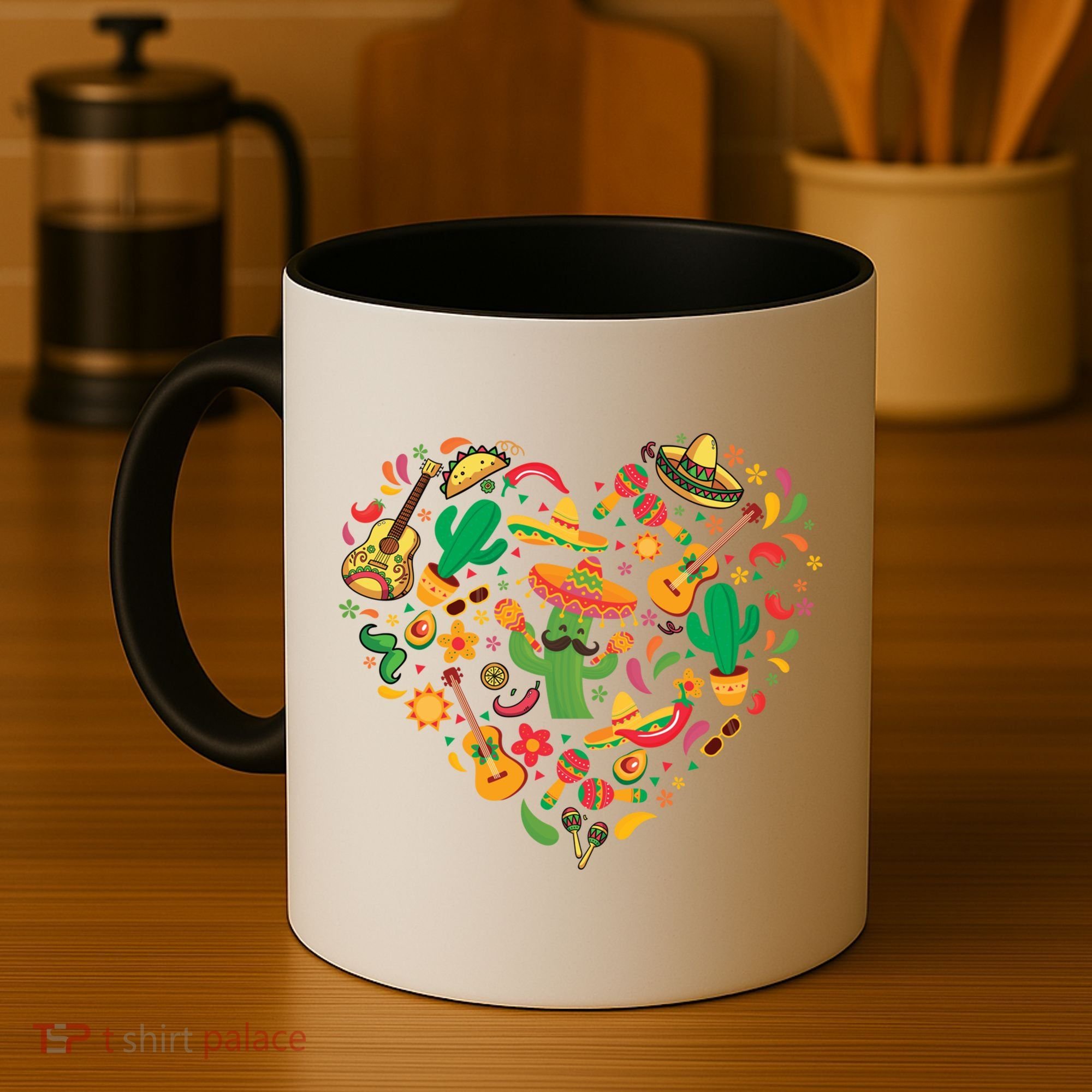 Nacho Love Heart Valentines Mexican Cinco De Mayo Cute Gift Coffee Mug