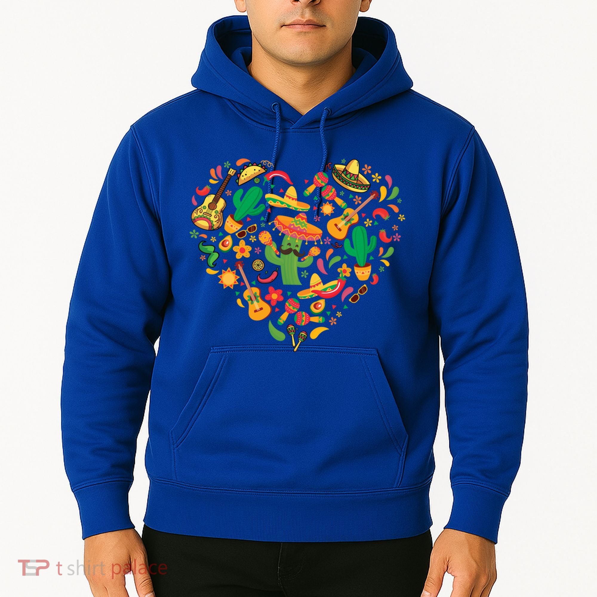 Nacho Love Heart Valentines Mexican Cinco De Mayo Cute Gift Hoodie