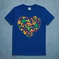 Nacho Love Heart Valentines Mexican Cinco De Mayo Cute Gift T-Shirt thumb 5