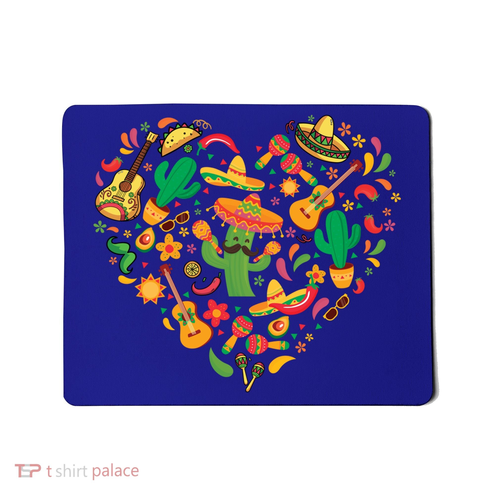 Nacho Love Heart Valentines Mexican Cinco De Mayo Cute Gift Mousepad