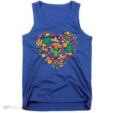 Nacho Love Heart Valentines Mexican Cinco De Mayo Cute Gift Tank Top