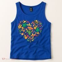 Nacho Love Heart Valentines Mexican Cinco De Mayo Cute Gift Tank Top thumb 2