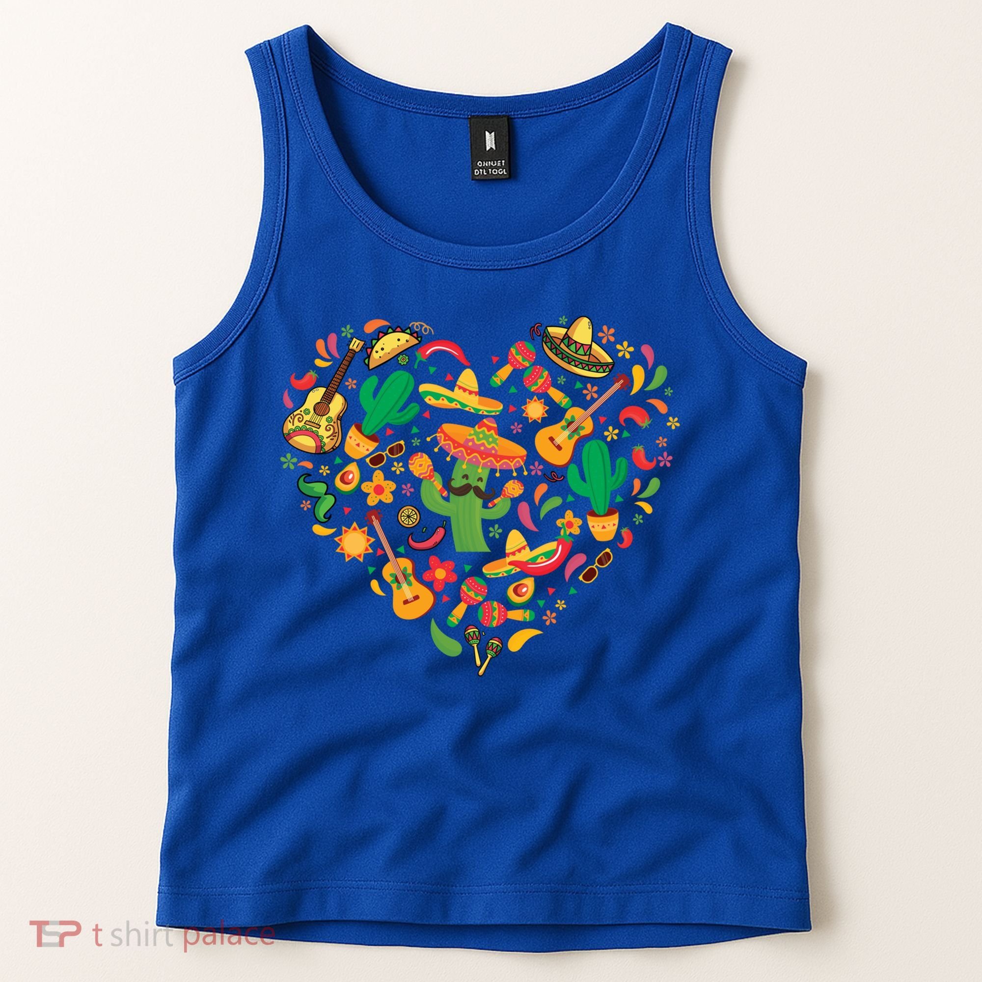 Nacho Love Heart Valentines Mexican Cinco De Mayo Cute Gift Tank Top