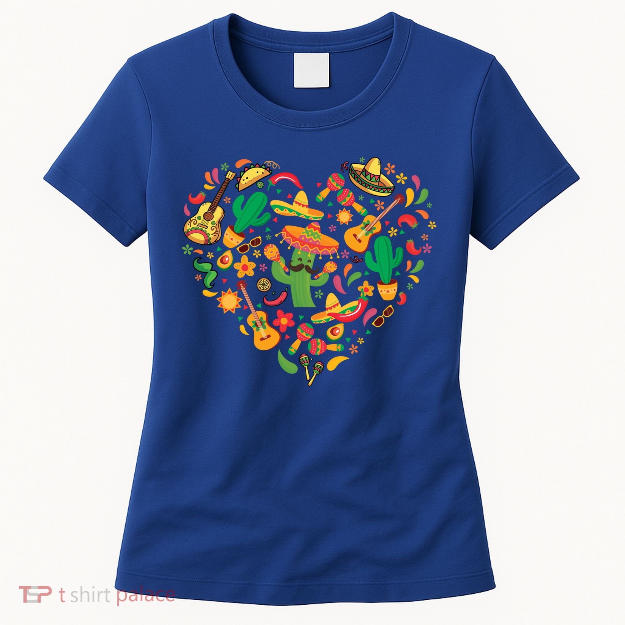 Nacho Love Heart Valentines Mexican Cinco De Mayo Cute Gift Women's T-Shirt