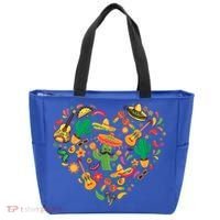 Nacho Love Heart Valentines Mexican Cinco De Mayo Cute Gift Tote Bag thumb 0