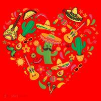 Nacho Love Heart Valentines Mexican Cinco De Mayo Cute Gift Santa Hat thumb 1