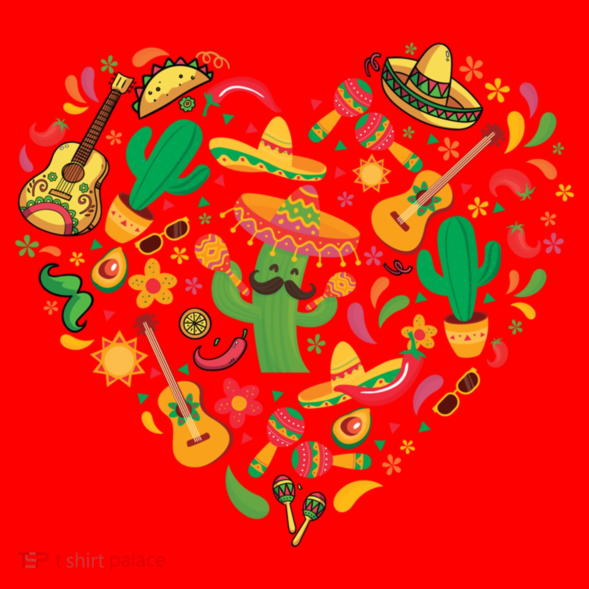 Nacho Love Heart Valentines Mexican Cinco De Mayo Cute Gift Santa Hat
