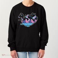 Northern Lights Island Map Women's Sweatshirt thumb 0