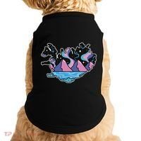 Northern Lights Island Map Doggie Tank thumb 0