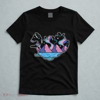 Northern Lights Island Map T-Shirt thumb 5