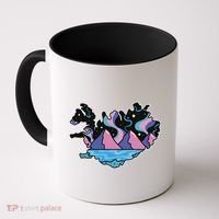 Northern Lights Island Map Coffee Mug thumb 0