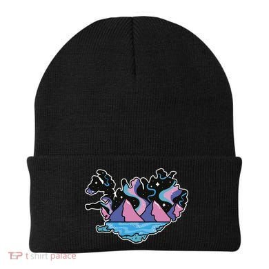 Northern Lights Island Map Beanie