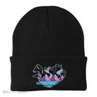 Northern Lights Island Map Beanie thumb 0