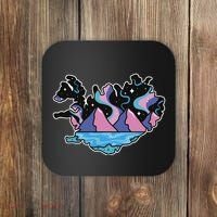 Northern Lights Island Map Coaster thumb 0